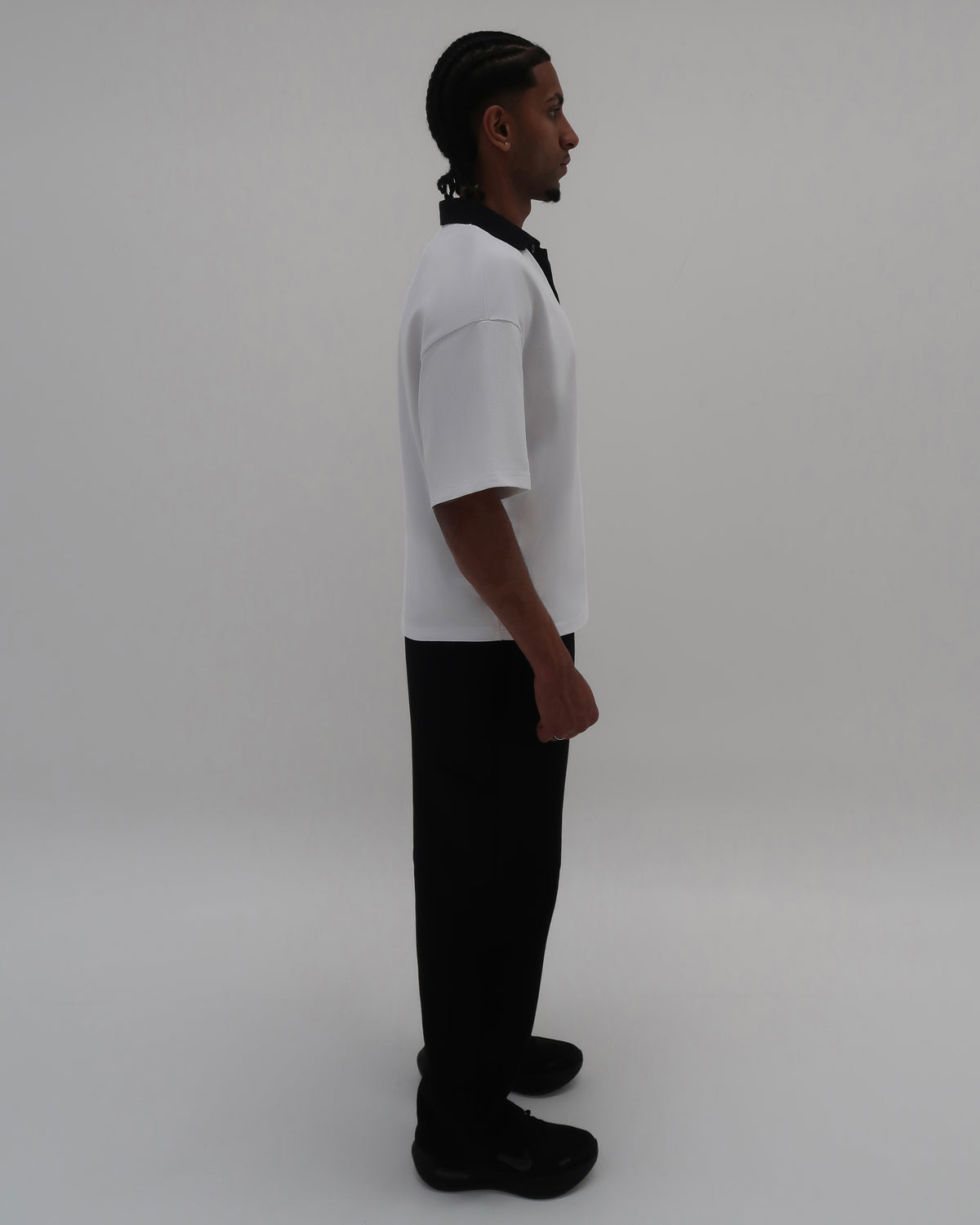 Embroidered Polo Shirt White