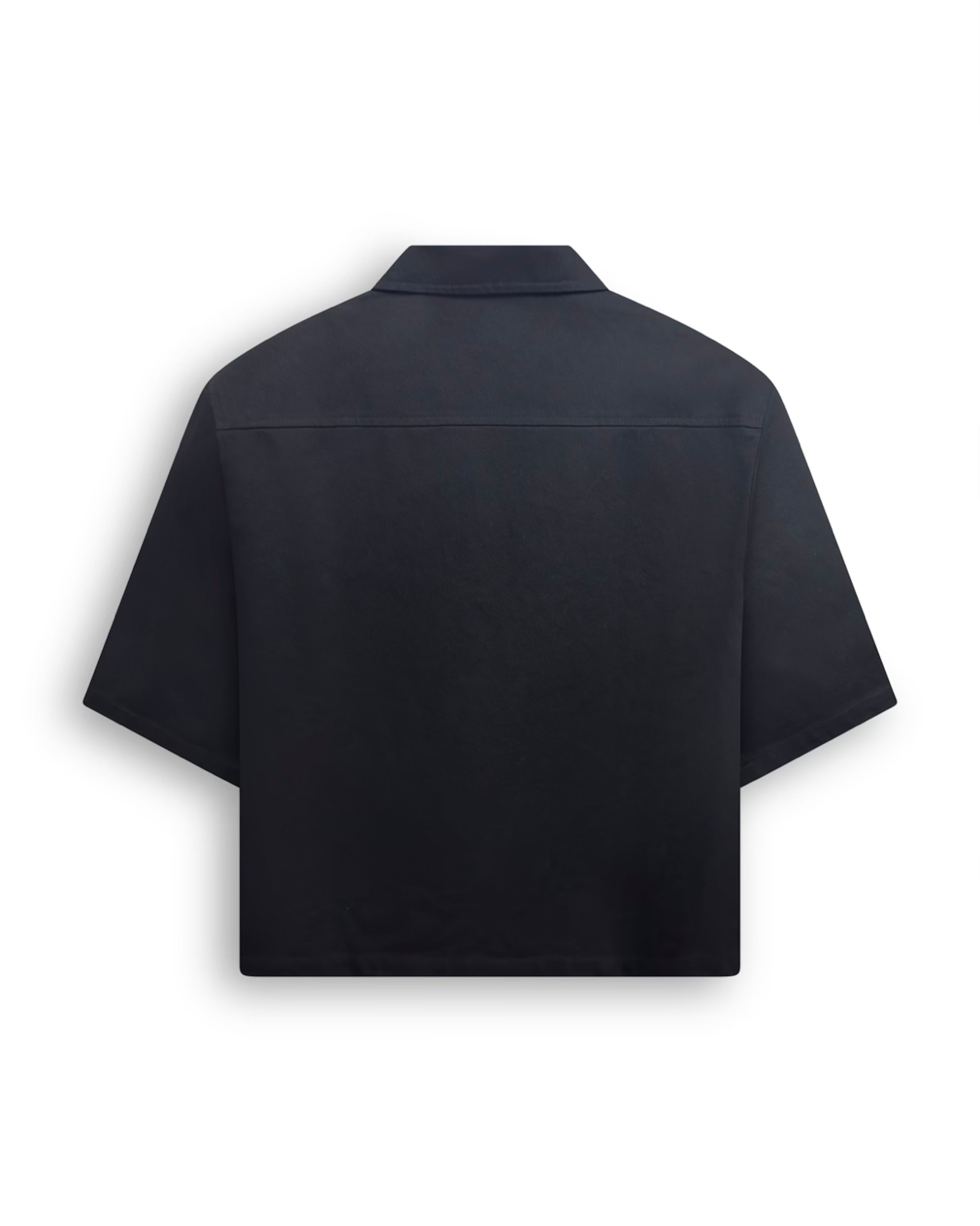 SIGNATURE BUTTON UP SHIRT BLACK