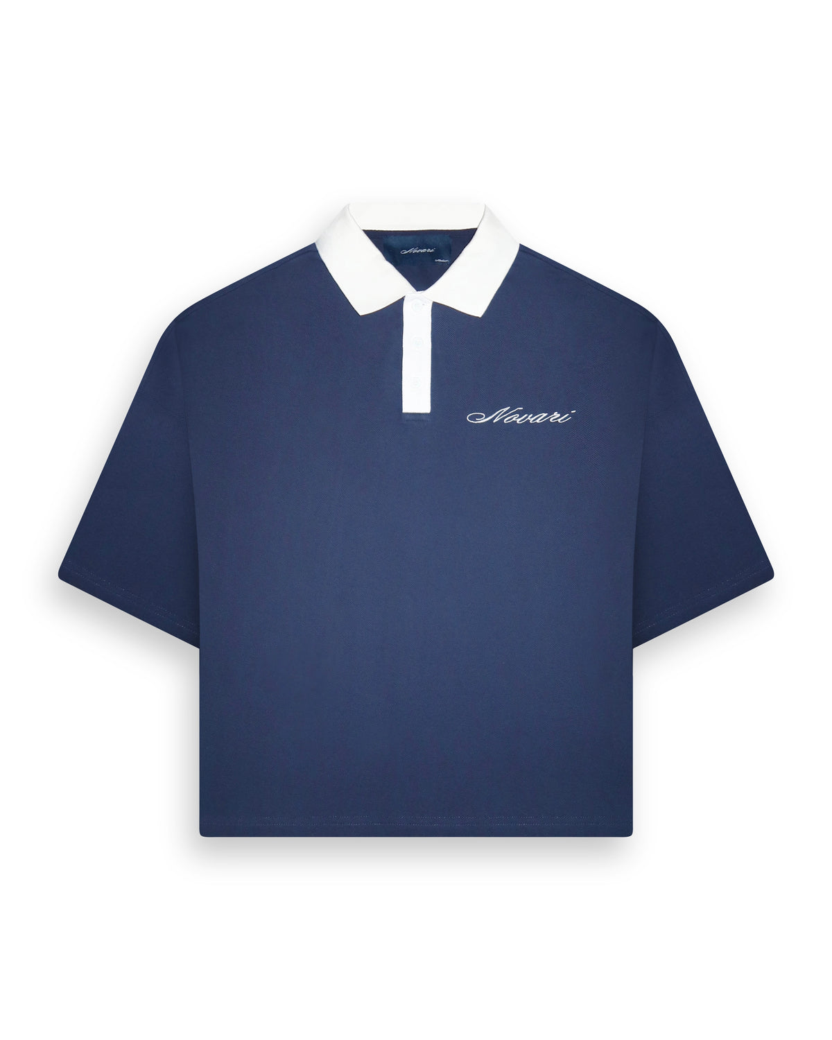 Embroidered Polo Shirt Navy