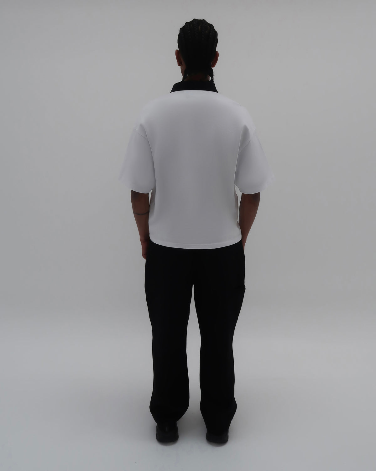 Embroidered Polo Shirt White