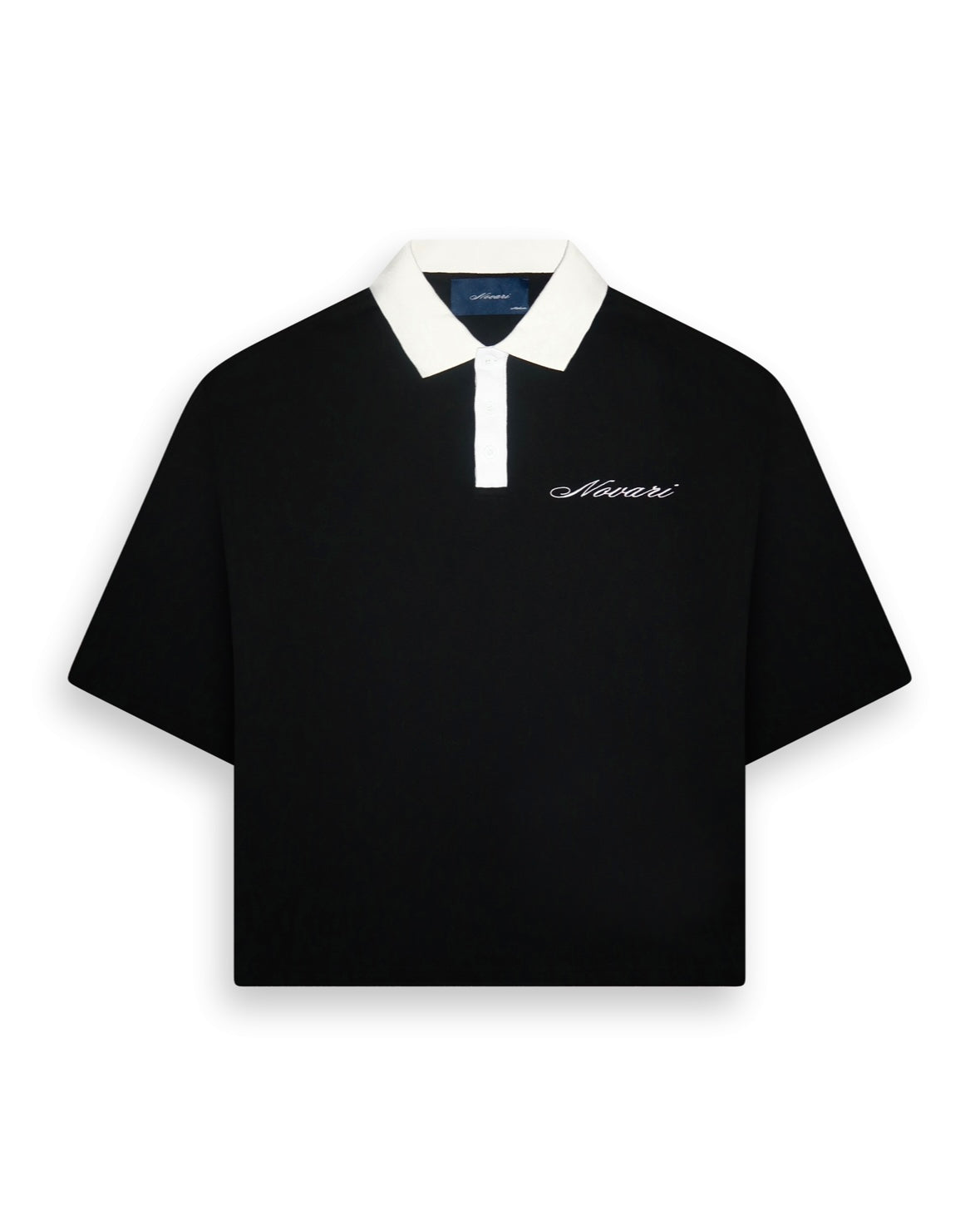 Embroidered Polo Shirt Black