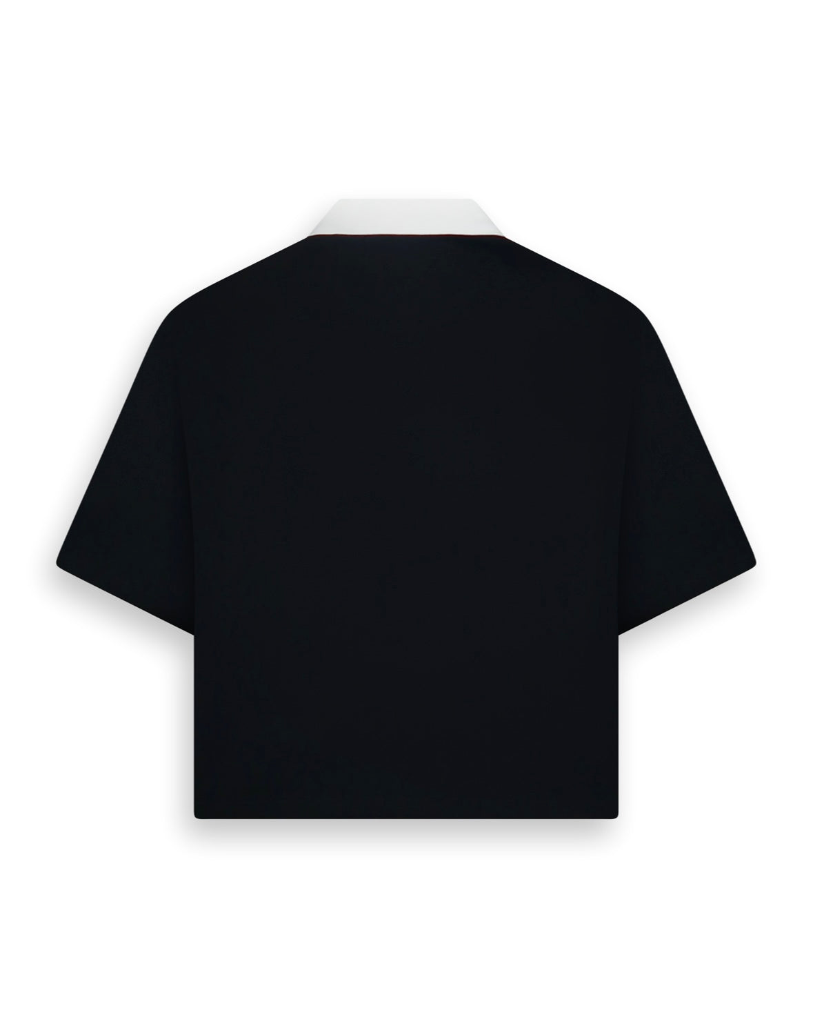 Embroidered Polo Shirt Black