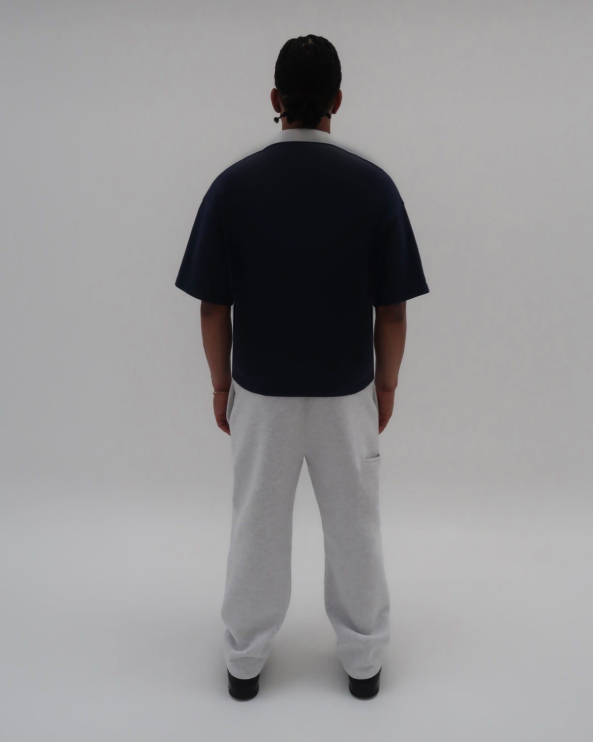 Embroidered Polo Shirt Navy